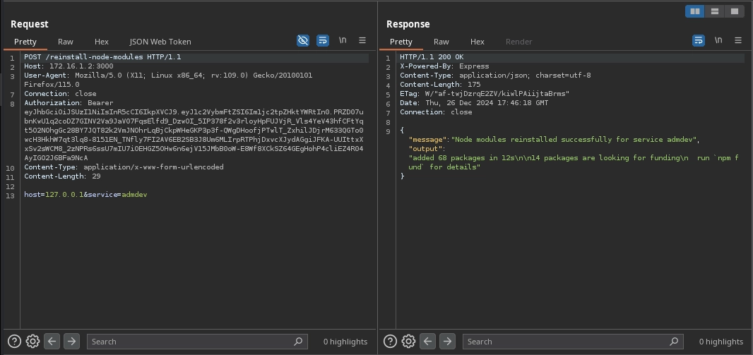 Web 3000 Reinstall Node Modules