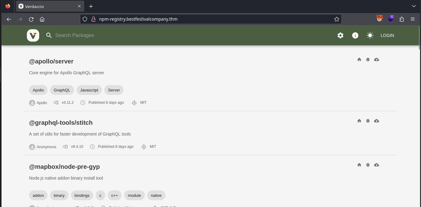 Web Npmregistry Index