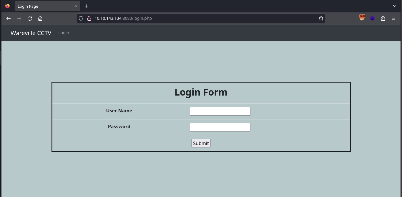 Web 8080 Login