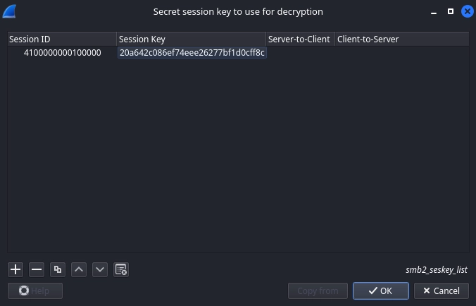 SMB First Session Key Added