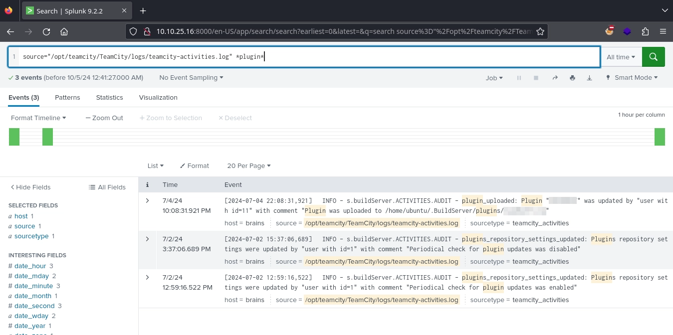 Splunk Plugin Upload