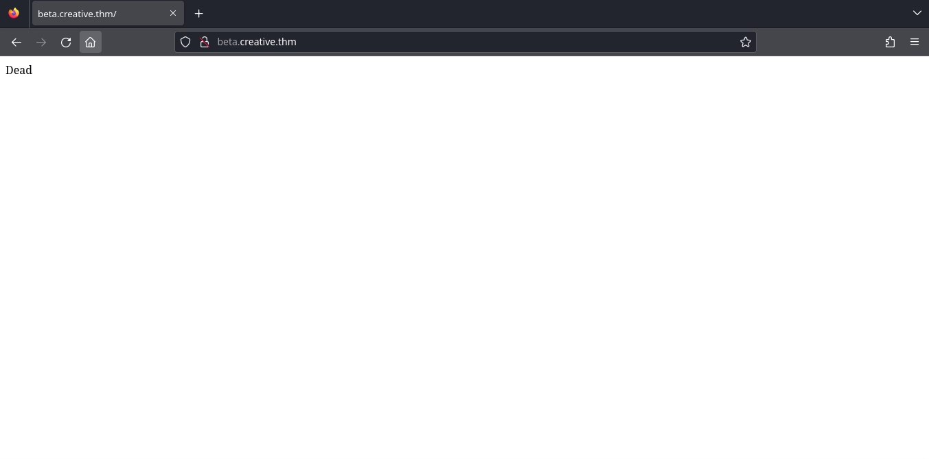 Web Server Port 80 Beta Dead Test
