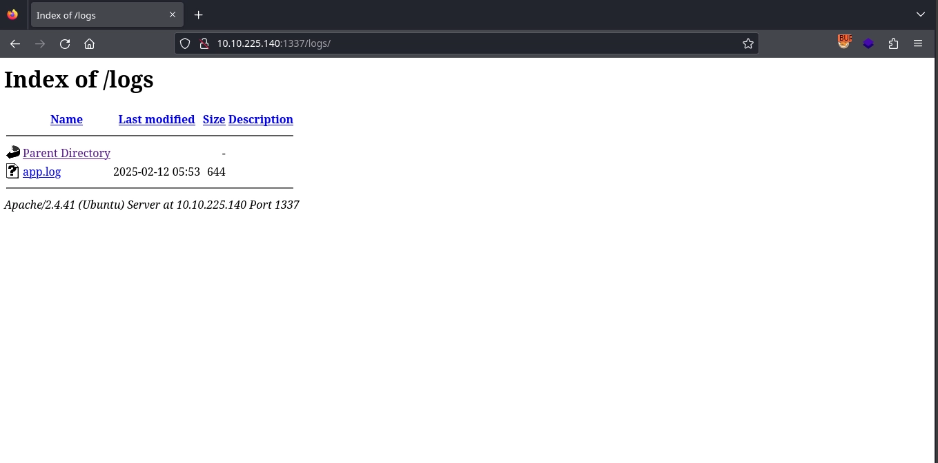 Web 1337 Logs