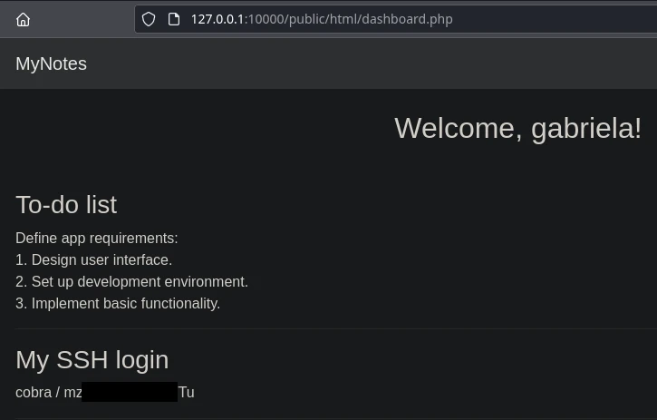 Cobra credentials