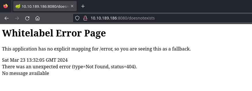 Web Server 404 Page