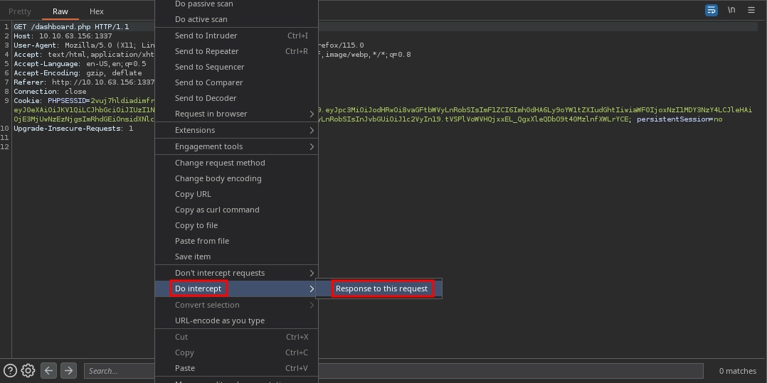 Web 1337 Dashboard Script Intercept