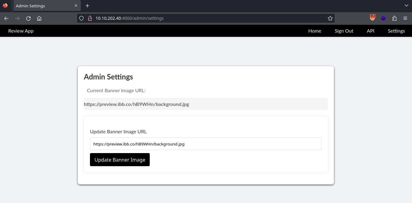 Web 4000 Admin Setting