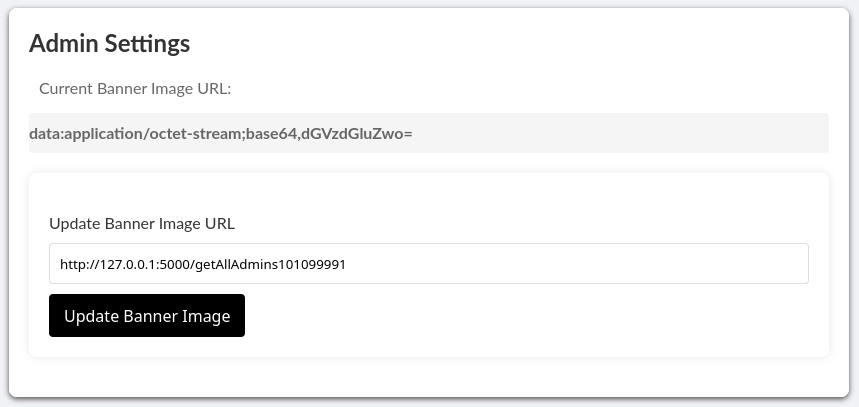 Web 4000 Admin Setting API