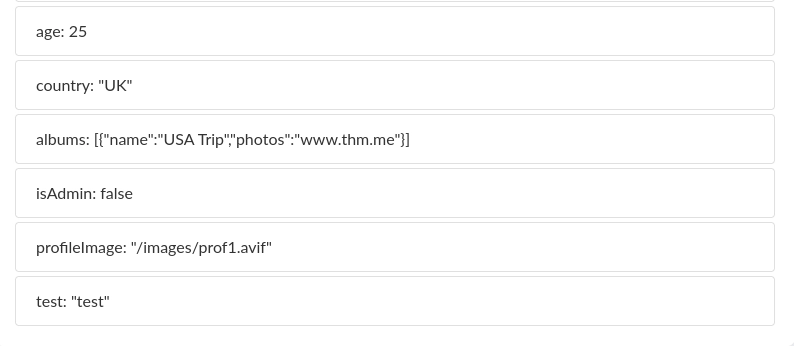 Web 4000 Profile Properties