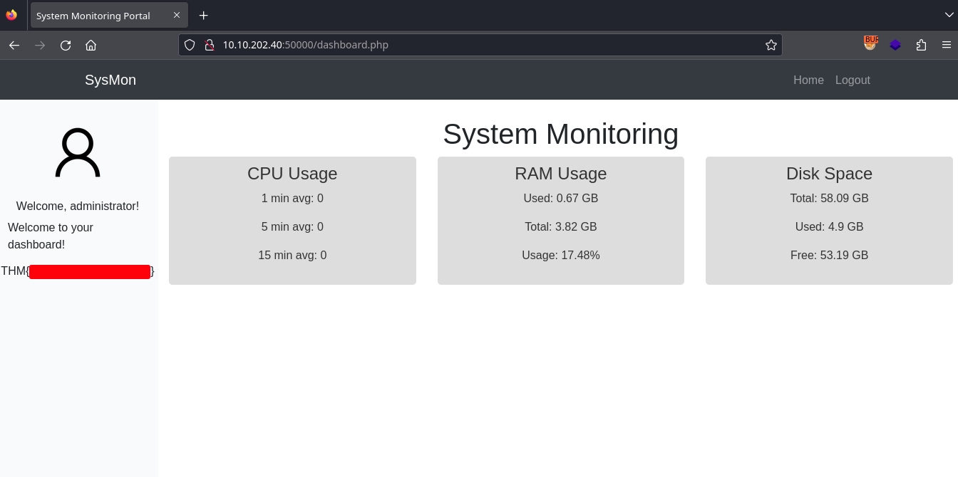 Web 50000 Dashboard