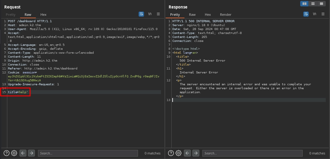 Basecamp Web 80 Admin Form SQLI One