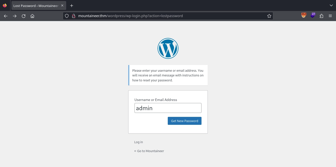 Web 80 Wordpress Lost Password Two