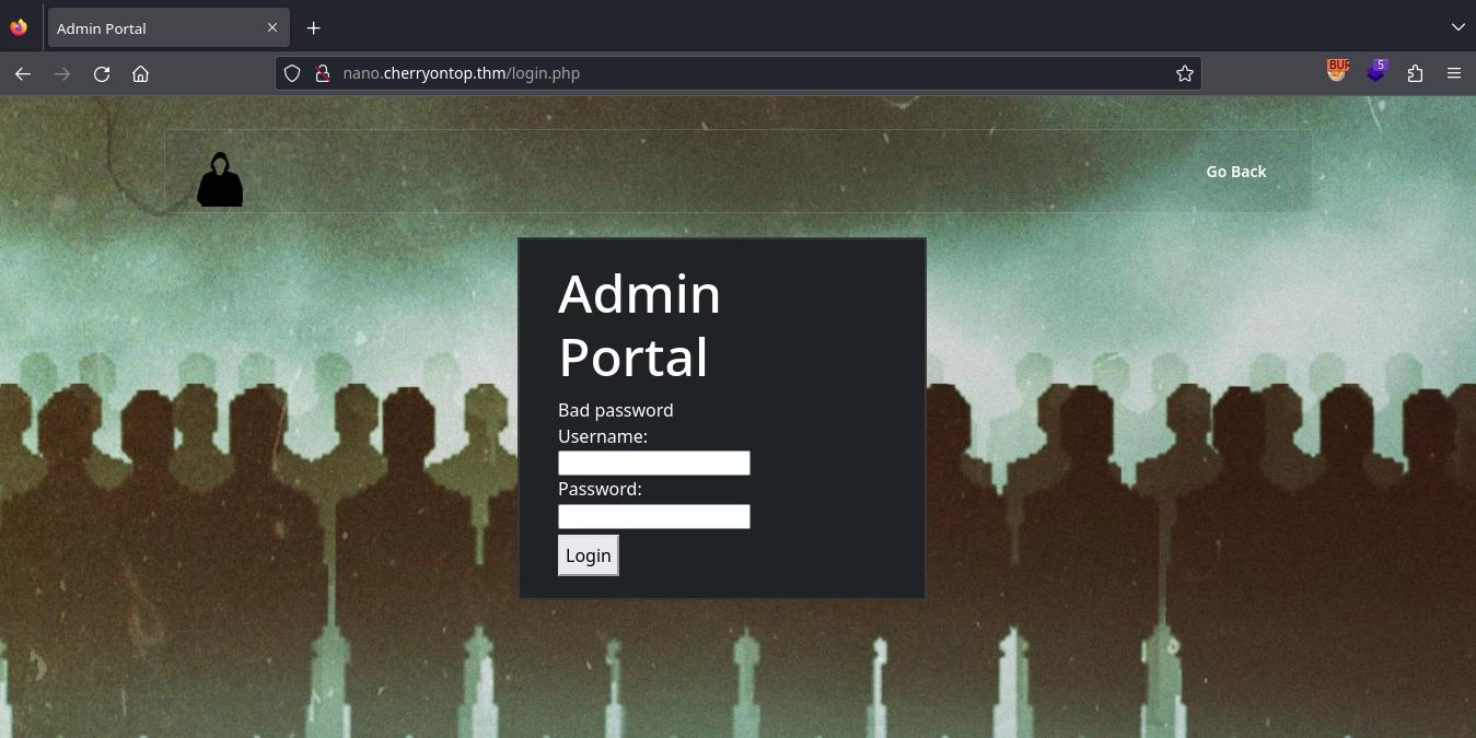 Web 80 Nano Login Fail Two
