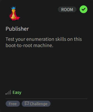 Tryhackme Room Link