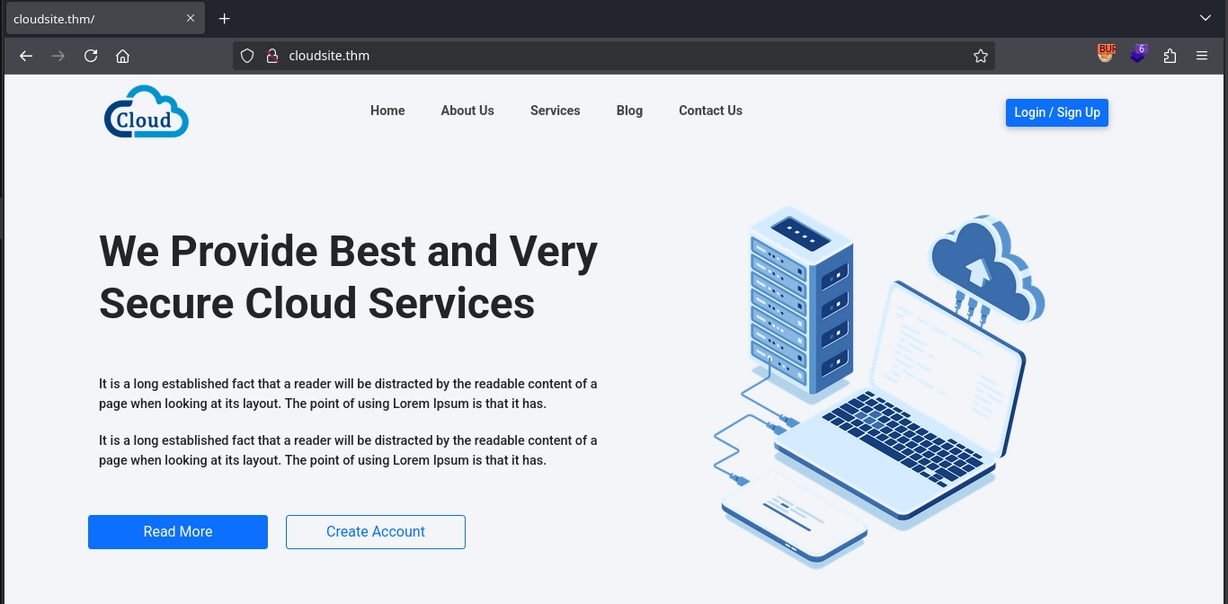 Web 80 Cloudsite Index