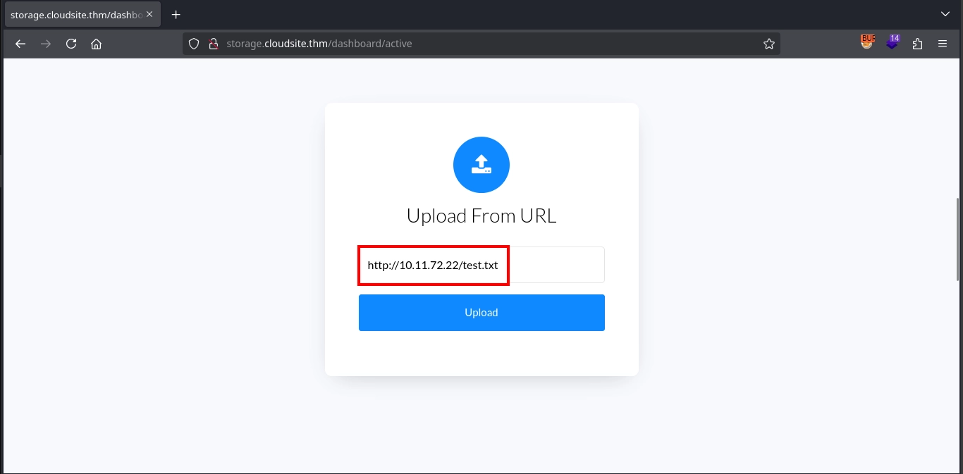 Web 80 Storage Dashboard Upload