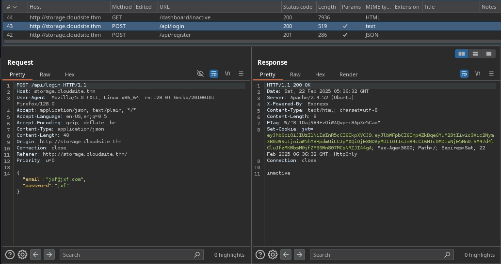 Web 80 Storage Requests