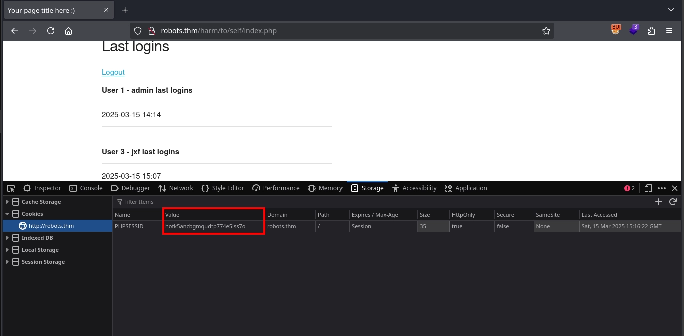 Robots Thm Index Logged In Admin