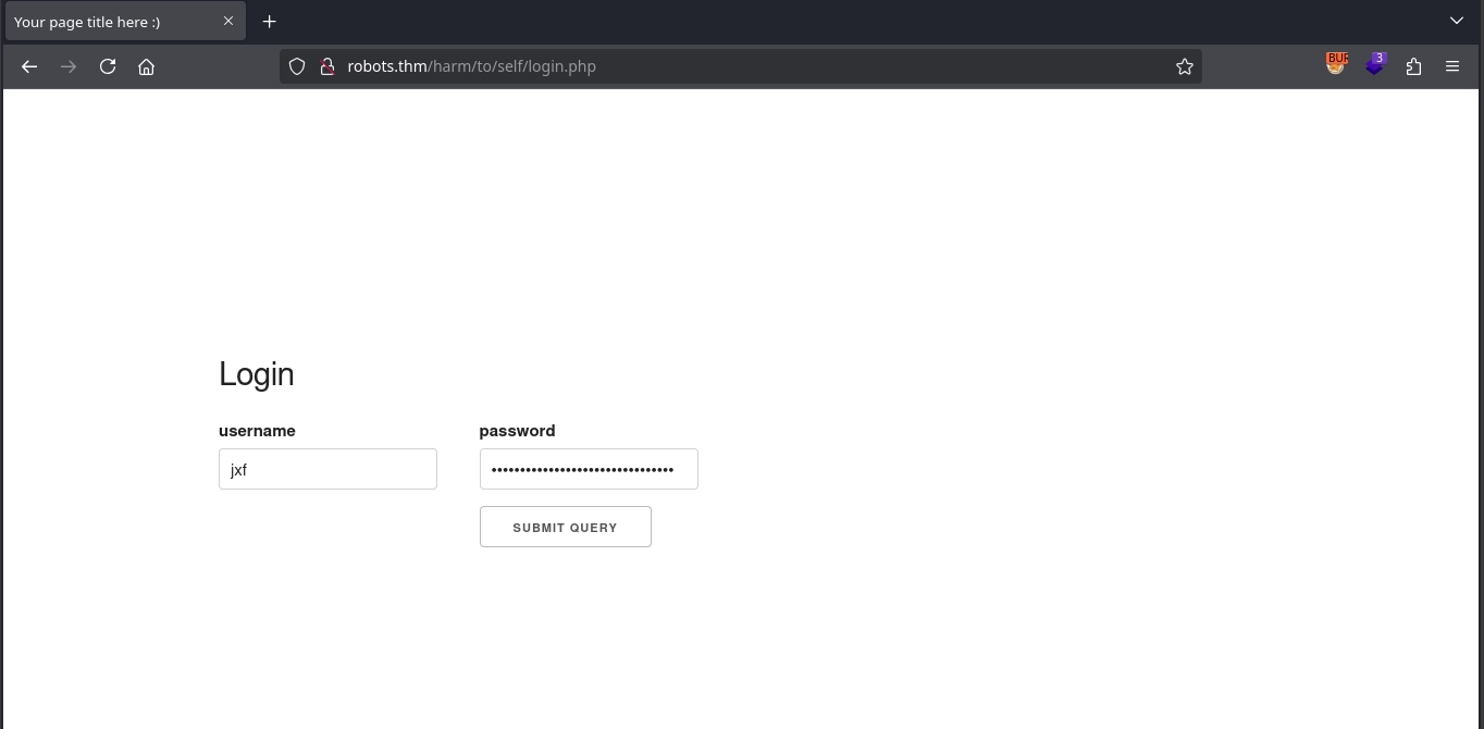 Robots Thm Login
