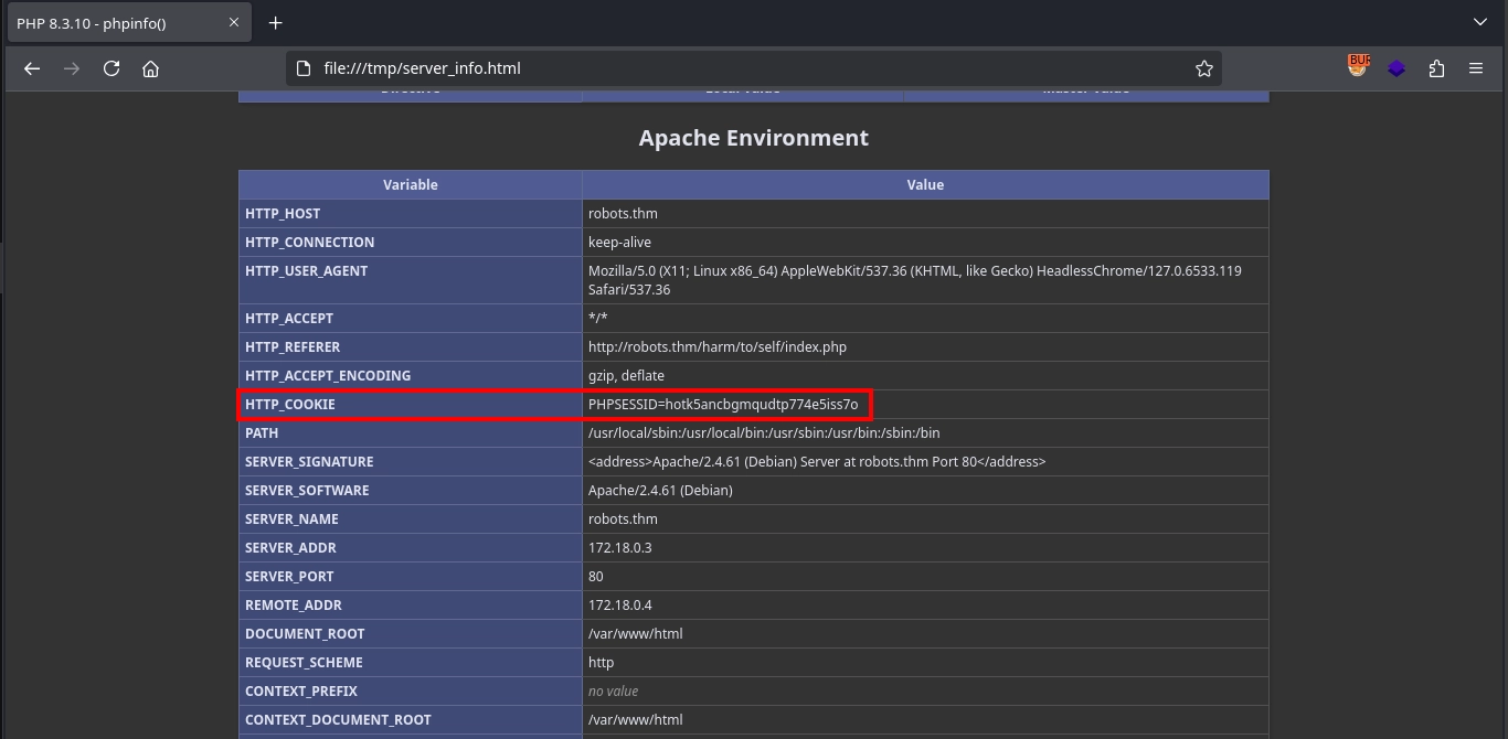 Xss Phpinfo Cookie
