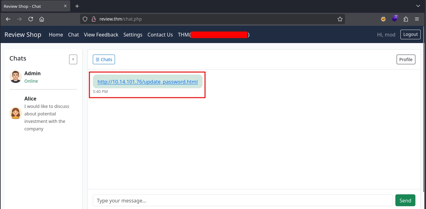 Web 80 Chat Csrf Password Change