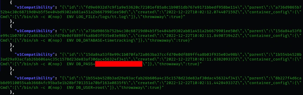 Database Password