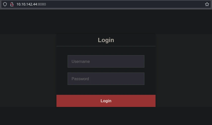 Port 8080 Login