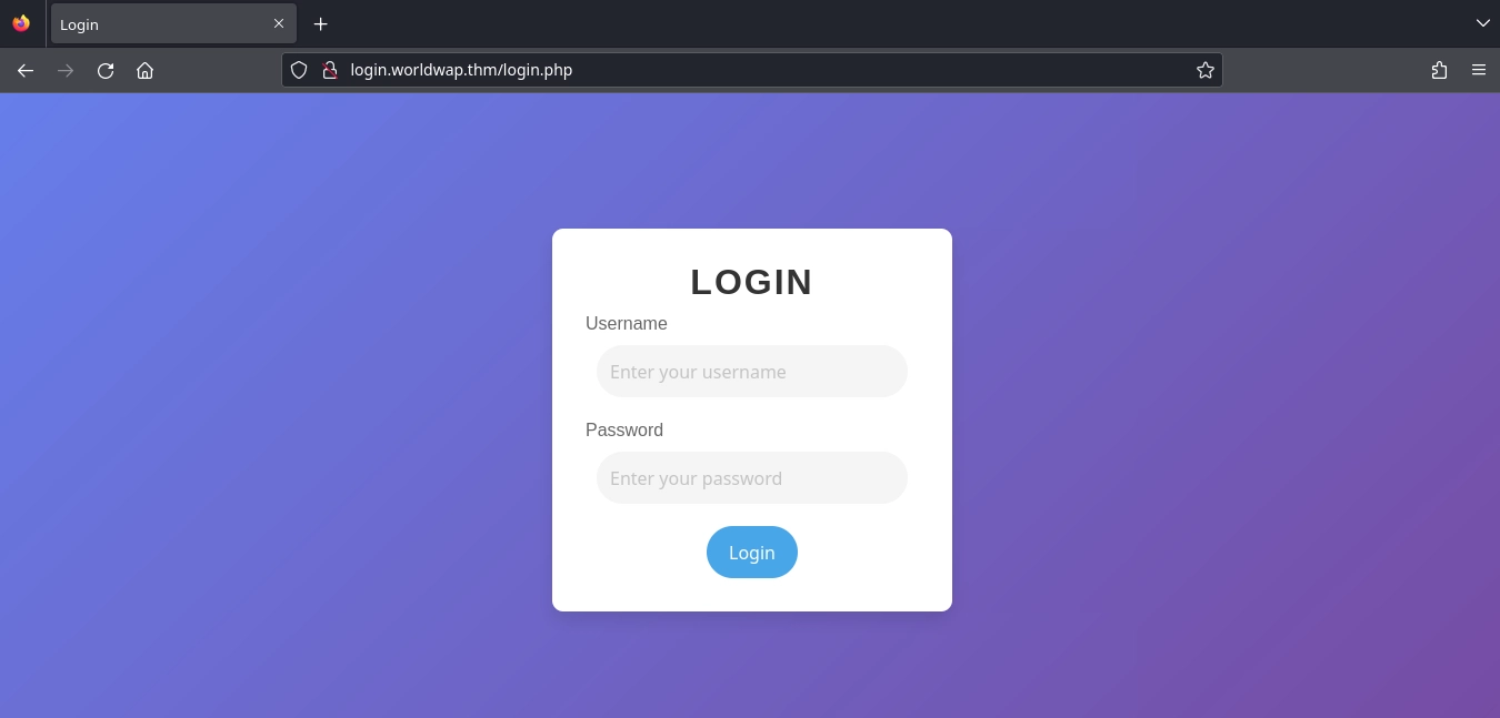 Web Server Login Worldwap Login