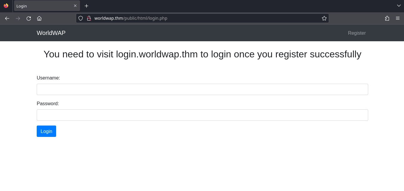 Web Server Worldwap Login