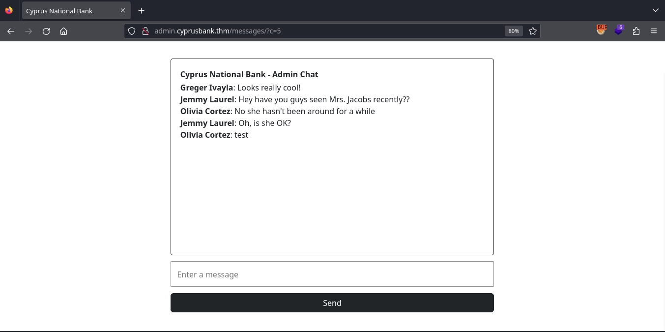 Web 80 Admin Messages Two