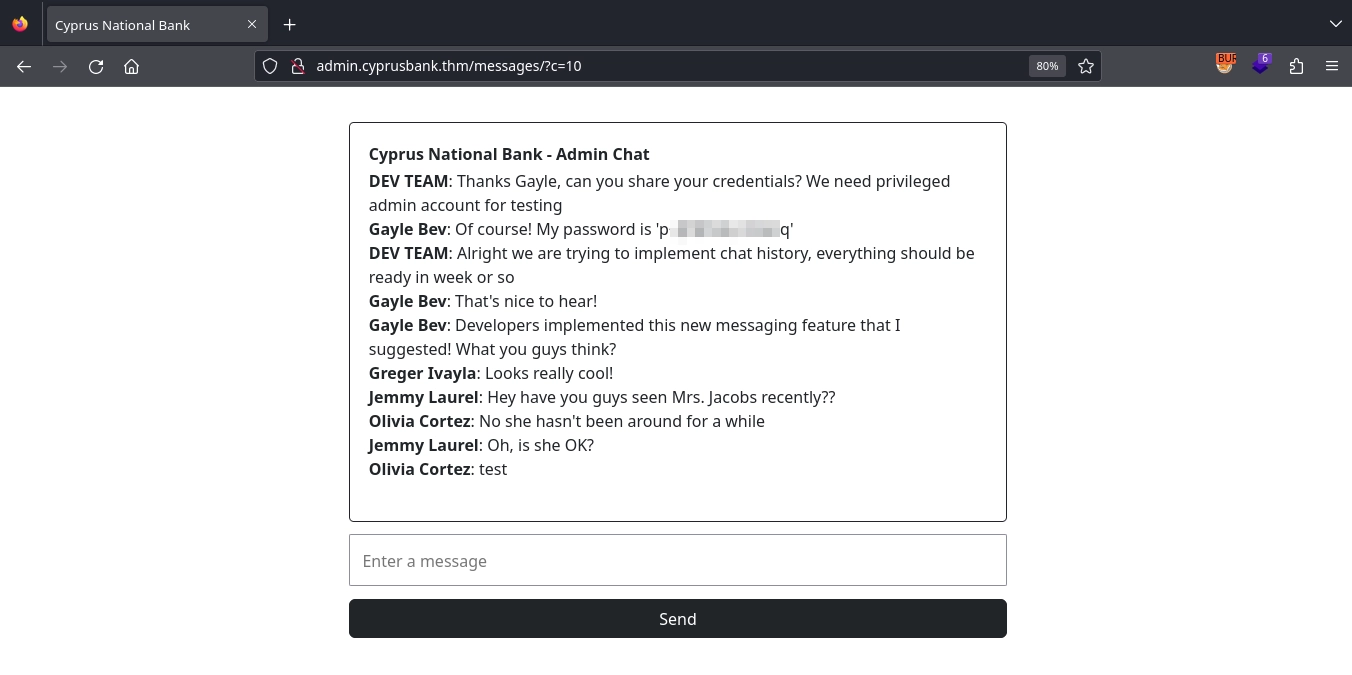 Web 80 Admin Messages Three