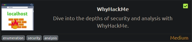 Tryhackme Room Link